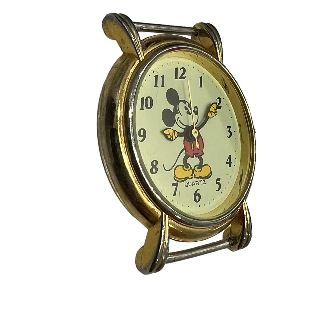 VINTAGE MICKEY MOUSE QUARTZ WATCH - NO BAND